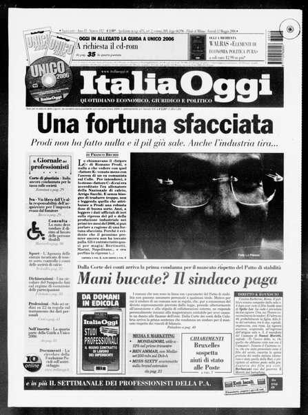 Italia oggi : quotidiano di economia finanza e politica